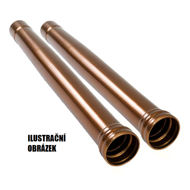 MS, tubus přední vidlice, Aluminium, Kawasaki VERSYS 1000 (2011-2014) délka 491 mm, barva černá