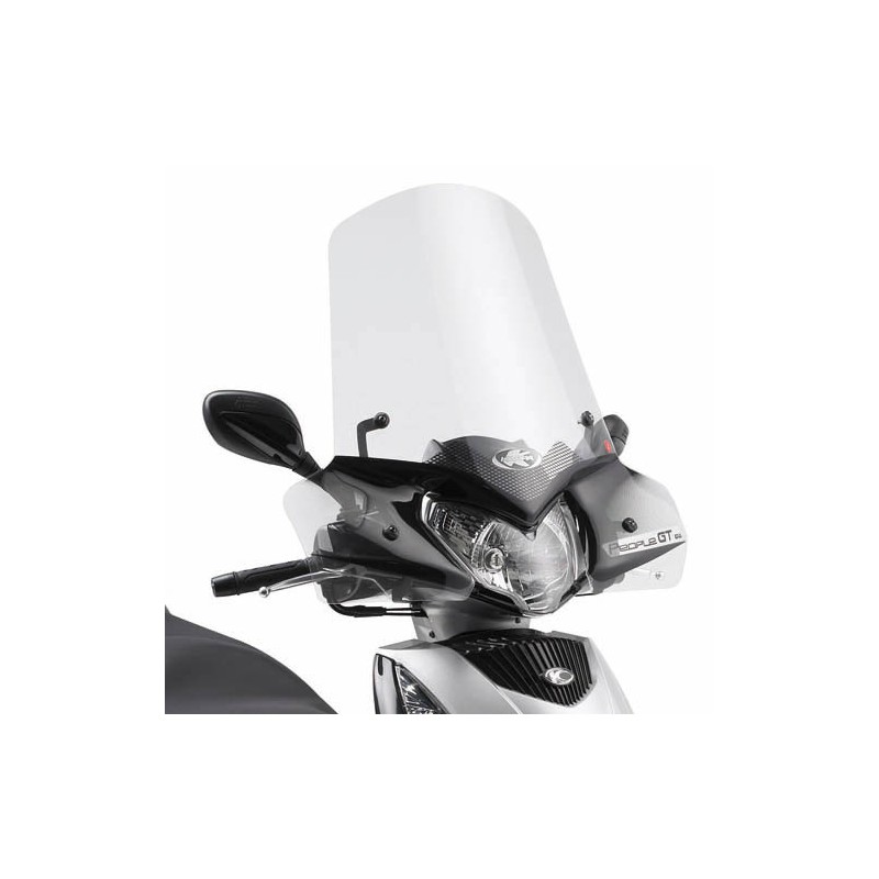 KAPPA SZYBA KYMCO People GTi 125-300 (10-18) 53 x 72 PRZEZROCZYSTA - POTRZEBNE MOCOWANIE A443AK