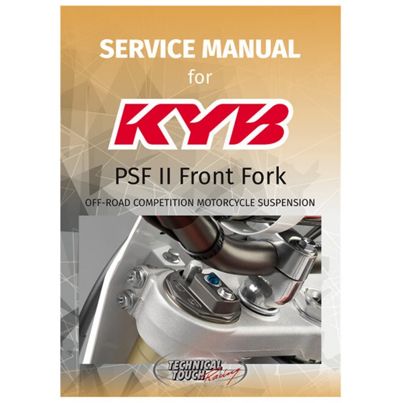 KYB KSIĄŻKA SERWISOWA PSF II (PNEUMATIS SPRING FORK) ENGLISH (SERVICE MANUAL)